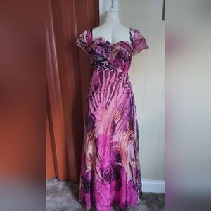 Cinderella Prom Party Long Pink Dress Womens Maxi Prom Homecoming Dress